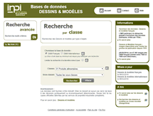 Tablet Screenshot of bases-modeles.inpi.fr